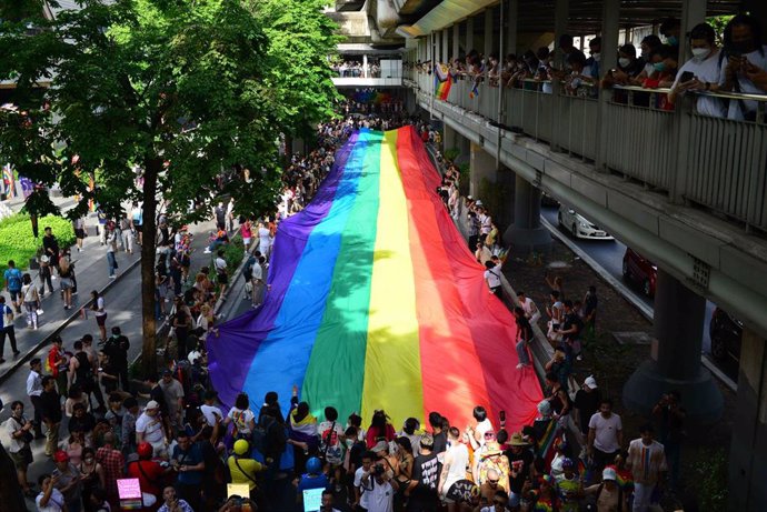 Archivo - Manifestación del orgullo LGTBI en Bangkok