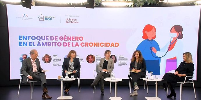 Acto ‘Enfoque de género en el ámbito de la cronicidad’, en el marco de los desayunos POP.