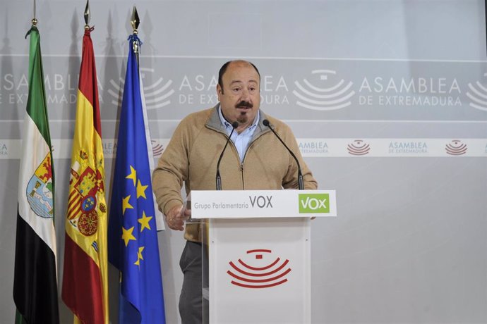 El diputado de Vox en la Asamblea de Extremadura Juan José García