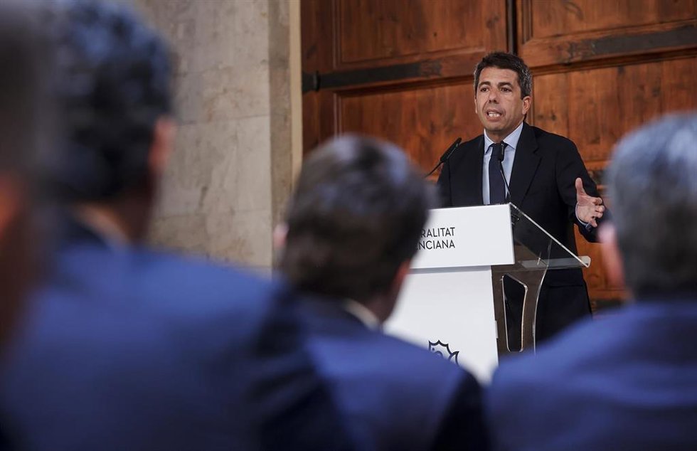 El presidente de la Generalitat, Carlos Mazón, presenta el Plan de Vivienda 'Vive Comunitat Valenciana'