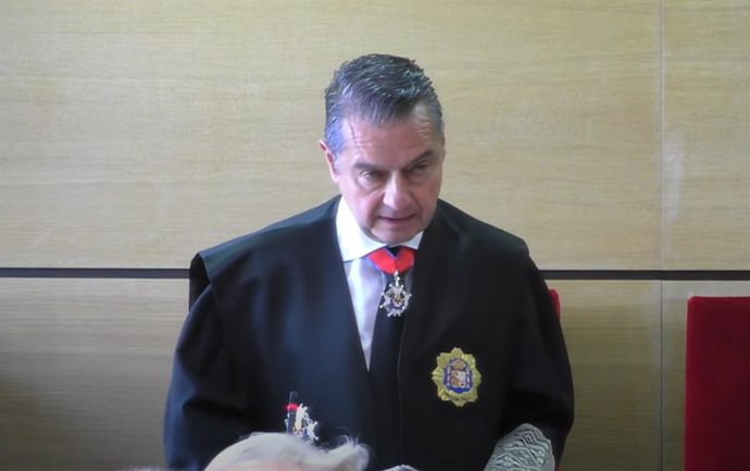 Miguel Ángel Carballo durante su toma de posesión como Fiscal Jefe de la Audiencia Provincial de Ciudad Real.