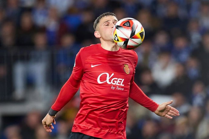 Archivo - Giovanni Alessandro Gonzalez of RCD Mallorca in action during the Copa del Rey match between Real Sociedad and RCD Mallorca at Reale Arena on February 27, 2024, in San Sebastian, Spain.