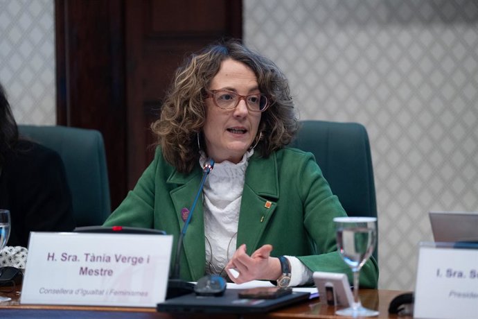 Archivo - La consellera d'Igualtat i Feminismes de la Generalitat, Tnia Verge