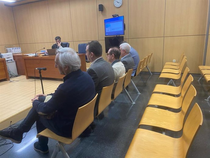 Acusados de la pieza 'K' de Imelsa durante el juicio