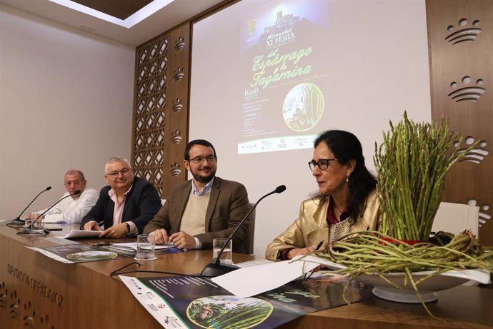 Presentación de la XI Feria del Espárrago y la tagarnina de Alconchel.