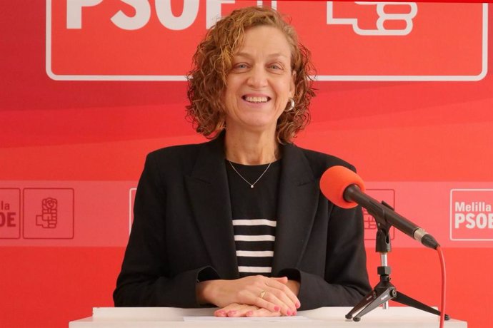 La hasta ahora secretaria general del PSOE de Melilla y hasta ahora diputada del Grupo Socialista, Gloria Rojas.