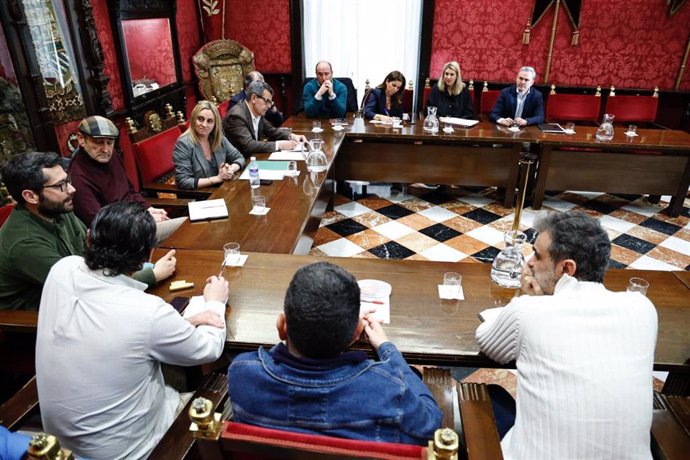 Grupo de trabajo constituido para preparar los actos previos a la Gala de los Goya en Granada.