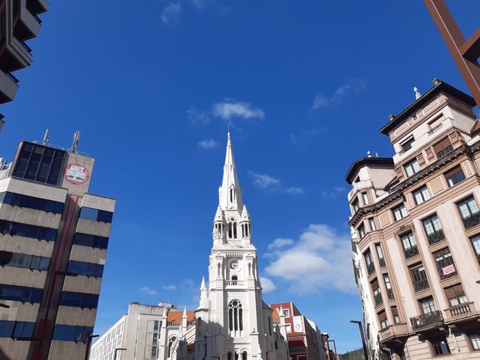 Cielos despejados en Bilbao.