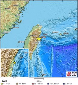 Terratrèmol de 7,4 graus a l'illa de Taiwan
