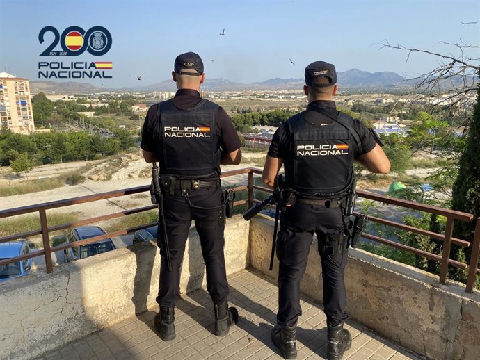 Imatge d'arxiu d'agents de la Policia Nacional