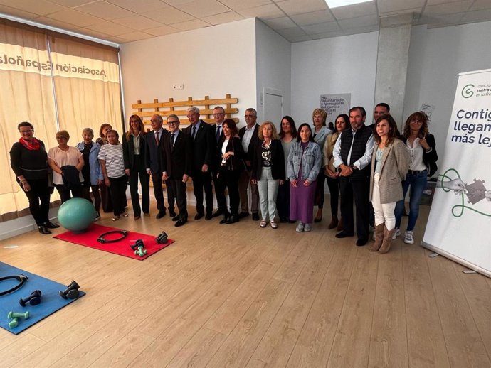 Inauguración del Centro de Actividad Física y Deporte de la Asociación Española contra el Cáncer.