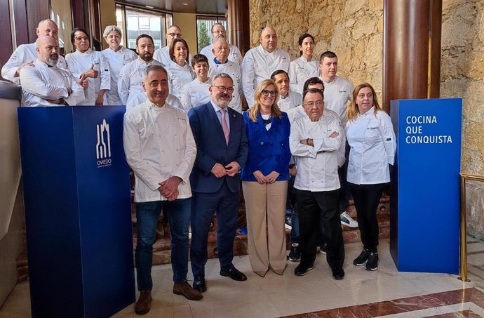 Presentación de la asamblea de Euro-Toques en Oviedo.