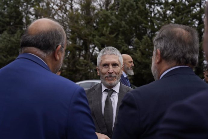 El ministro del Interior, Fernando Grande-Marlaska, en Cuenca.