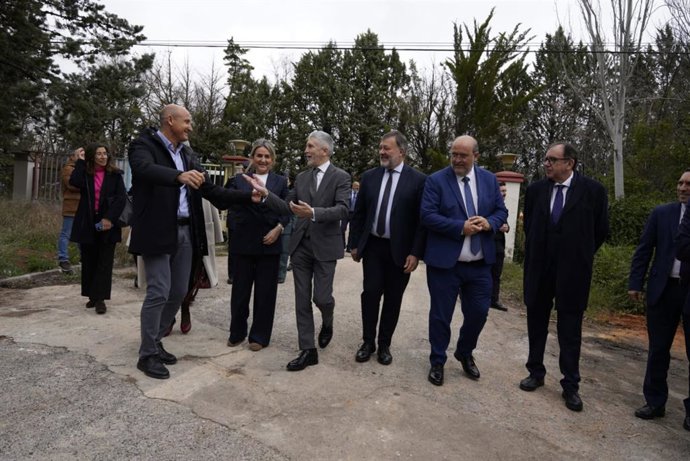 El ministro del Interior, Fernando Grande-Marlaska, en Cuenca.