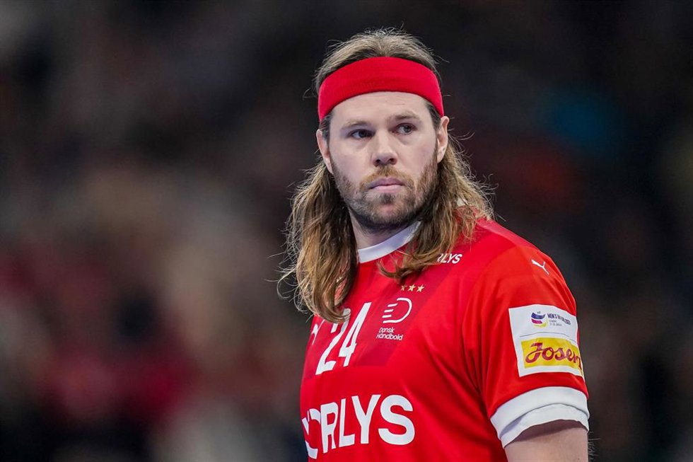 Archivo - Mikkel Hansen of Denmark during the Men's EHF Euro 2024, Group E handball match between Denmark and Netherlands on January 17, 2024 at Barclays Arena in Hamburg, Germany - Photo Henk Seppen / Orange Pictures / DPPI
