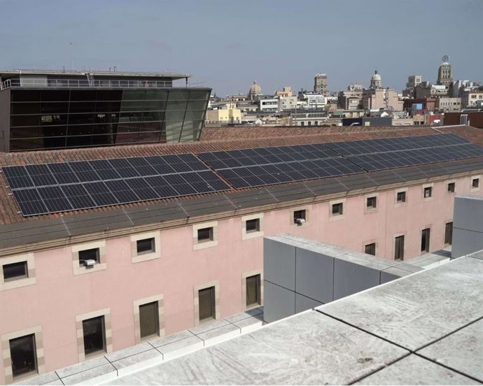 Imagen de los paneles en el CCCB