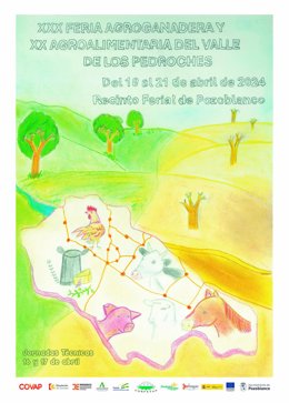 Cartel de la Feria Agroganadera y Agroalimentaria de Los Pedroches.