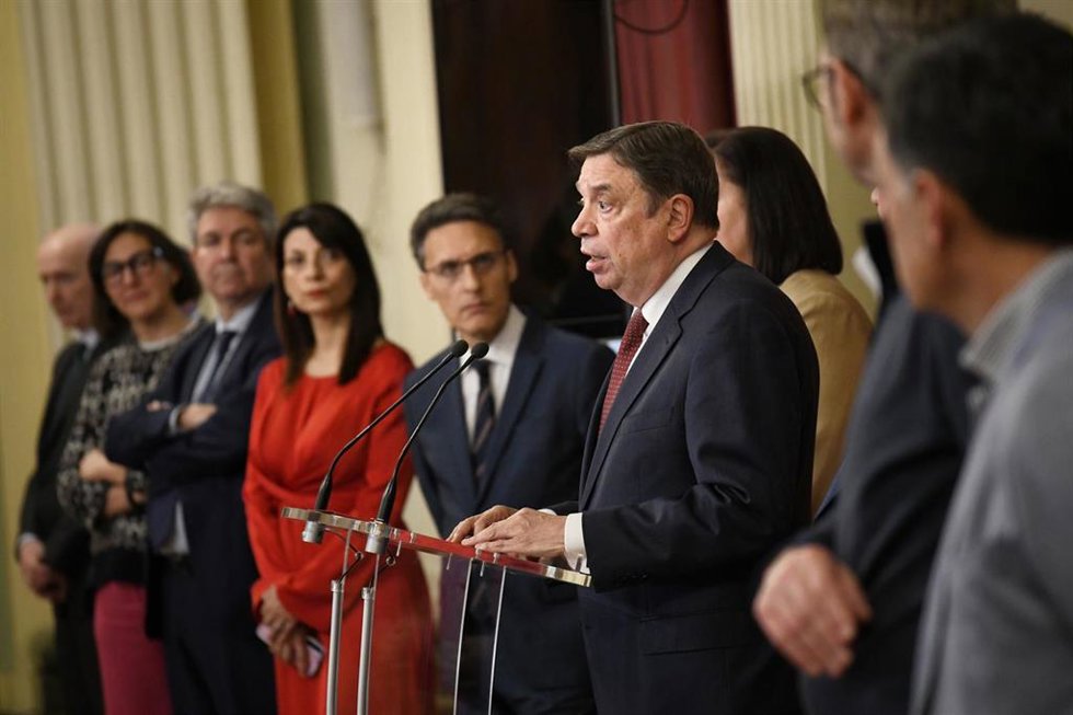 El ministro de Agricultura, Pesca y Alimentación, Luis Planas