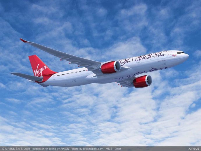 Archivo - A330neo de Virgin Atlantic.