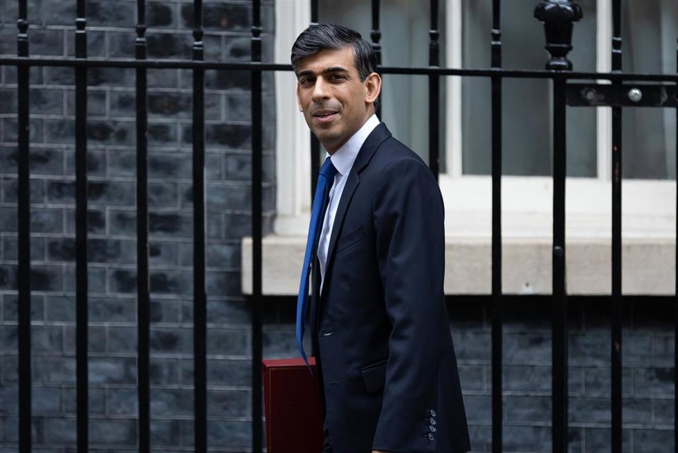 El primer ministro de Reino Unido, Rishi Sunak