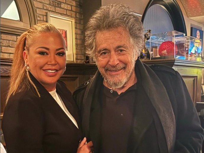 Belén Esteban y Al Pacino se han encontrado en un restaurante en Los Ángeles