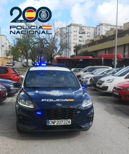 Vehículo de la Policía Nacional.