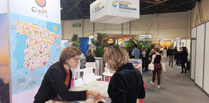 Stand de Aragón en la feria de turismo en Marsella (Francia)