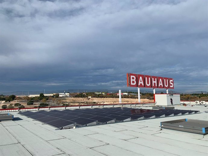 Planta fotovoltaica de EDP en Bauhaus.