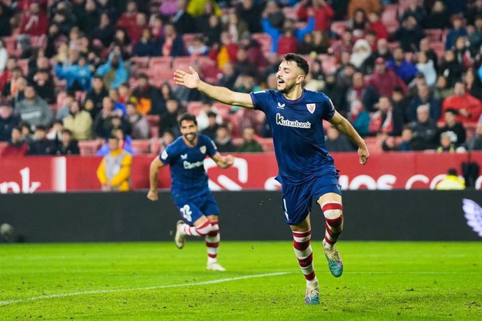 Archivo - Aitor Paredes celebra un gol en una imagen de archivo.