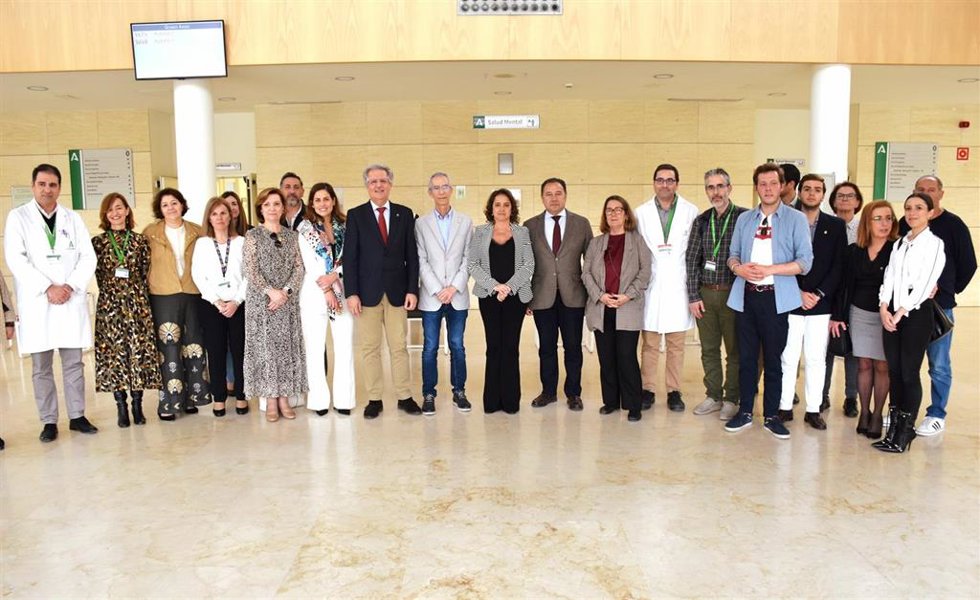 Imagen de archivo de la inauguración de la unidad de salud mental del hospital de Utrera.