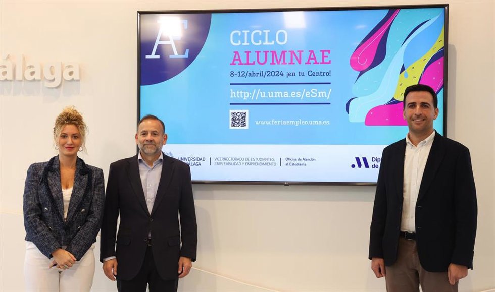Diputación y UMA organizan conferencias y mesas redondas sobre oportunidades profesionales para universitarios