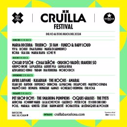Cartell del Festival Cruïlla 2024