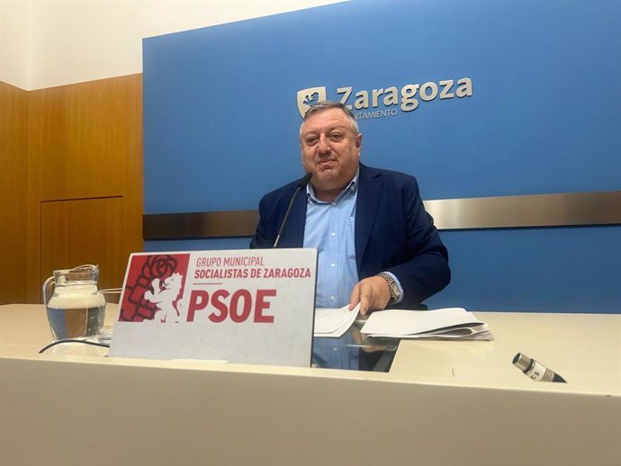 El concejal del PSOE en el Ayuntamiento de Zaragoza Alfonso Gómez.
