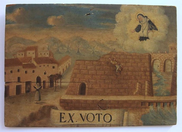 Un exvoto que se podrá apreciar en la exposición que se inaugurará este viernes en el Centro Cultural la Misericòrdia sobre Santa Catalina Tomàs.