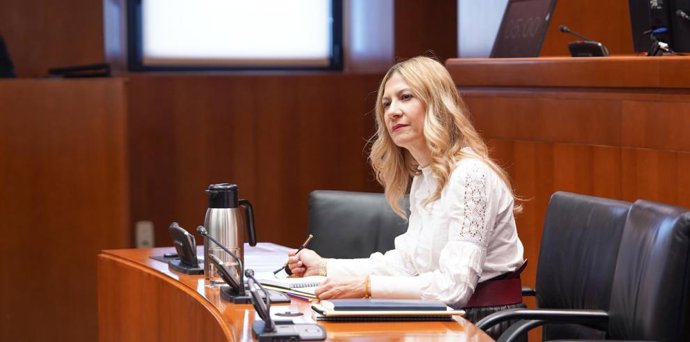 Archivo - La vicepresidenta segunda y consejera de Economía, Empleo e Industria del Gobierno de Aragón, Mar Vaquero.