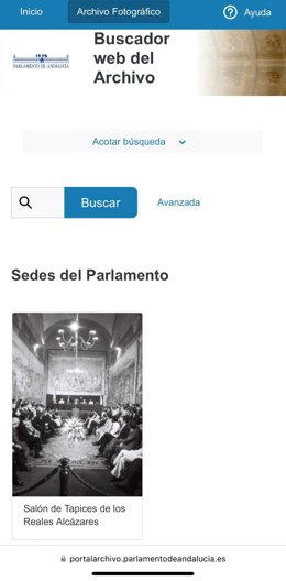 'Portal Del Archivo' Del Parlamento De Andalucía