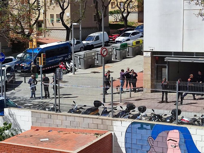 Zona de Nou Barris (Barcelona) donde se ha producido el tiroteo