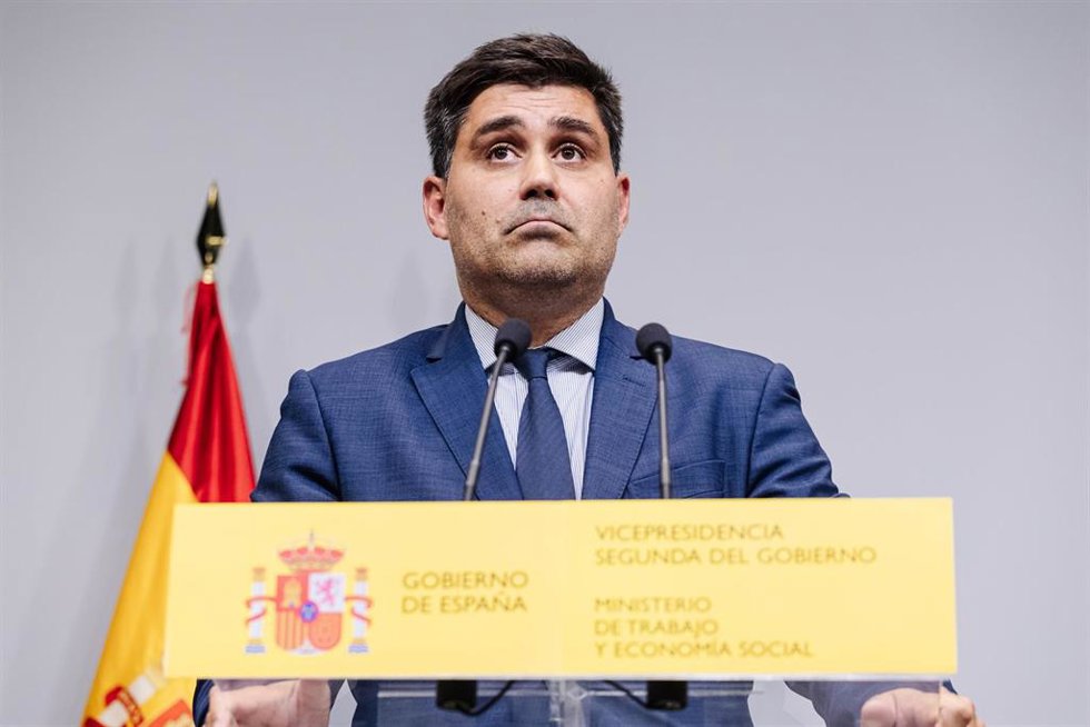 Archivo - El presidente de Asociación de Futbolistas Españoles David Aganzo