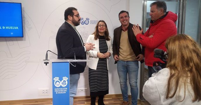 Representantes del PSOE en la Diputación de Huelva.