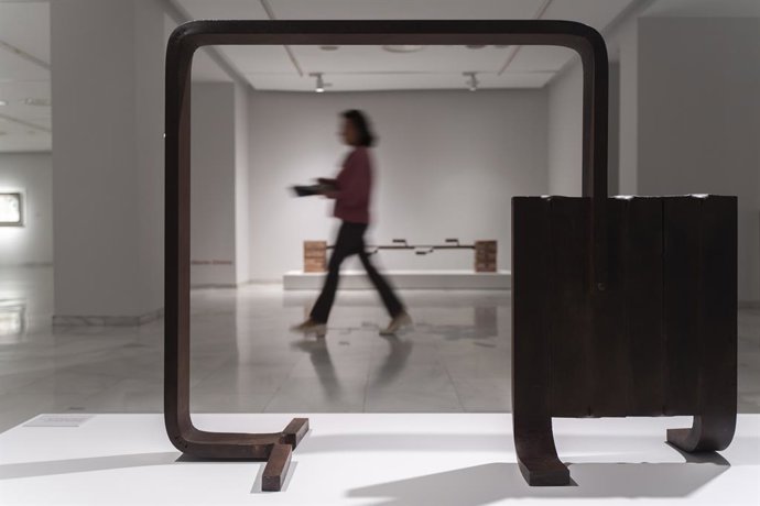 Presentación de la exposición El Paso, en la Fundación Bancaja, a 4 de abril de 2024, en Valencia, Comunidad Valenciana (España). 