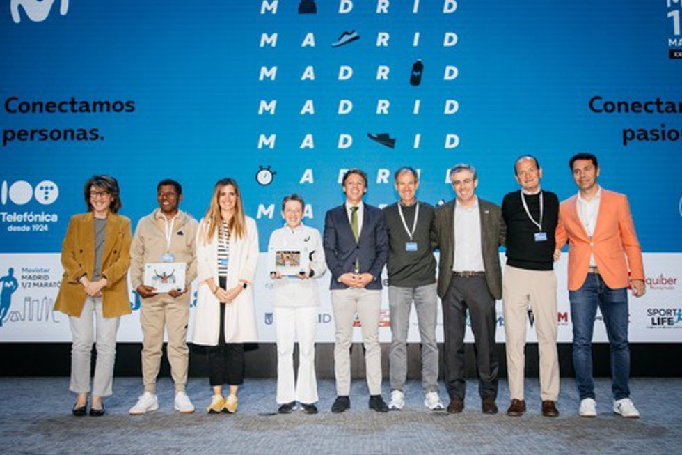 Gebrselassie y Rosa Mota apadrinan un Movistar Madrid Medio Maratón de 2024 de récord.