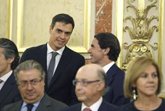 Foto: Sánchez replica a Aznar tras negar el Estado palestino: "Existe y existirá"
