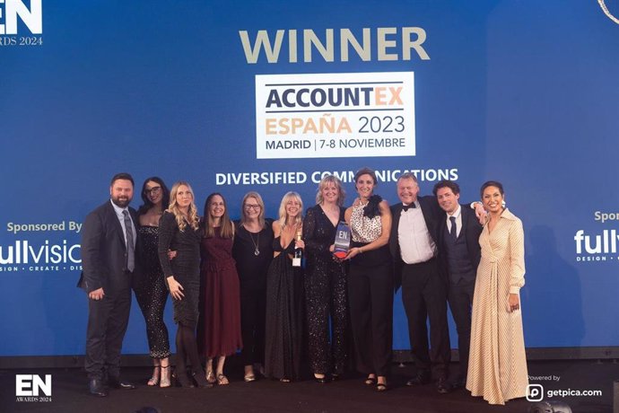 Accountex España recibe el premio a la "Mejor Feria Internacional" en la gala de Exhibition News Awards