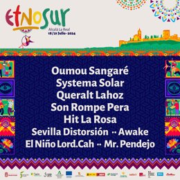 Cartel de actuaciones confirmadas