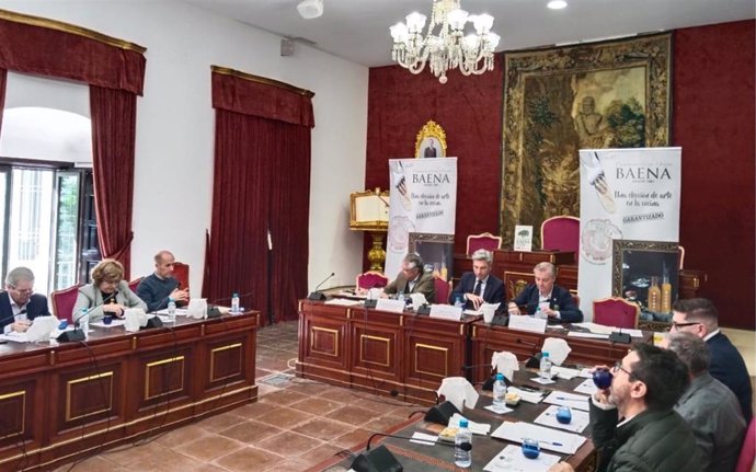 Reunión del jurado de los XXXI Premios a la Calidad de la DO Baena en la Diputación de Córdoba.