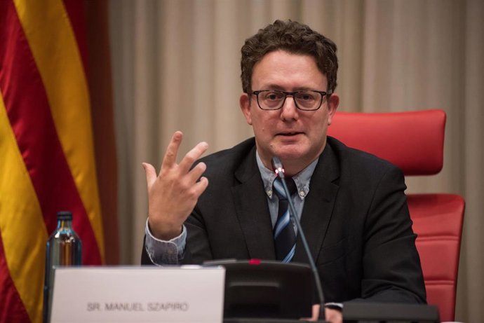 Archivo - El director de la representación de la Comisión Europea a Barcelona, Manuel Szapiro