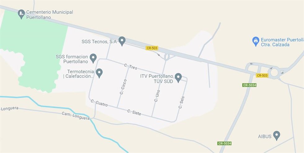 Archivo - Imagen del Polígono Sepes de Puertollano en Google Maps.