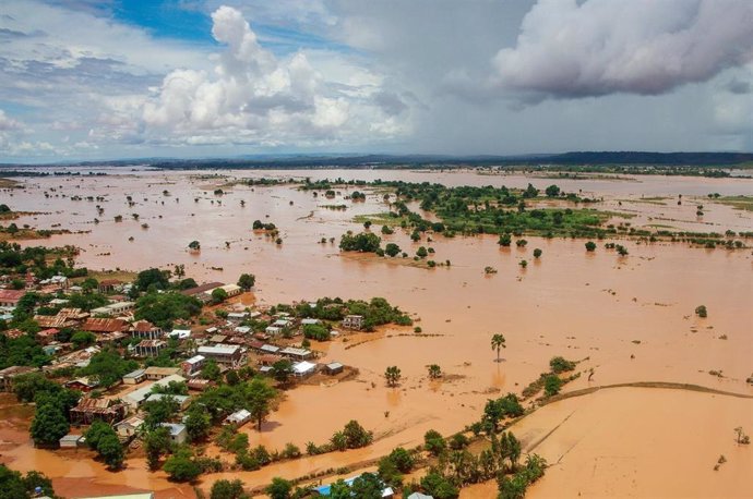 Imagen de archivo de inundaciones en Madagascar