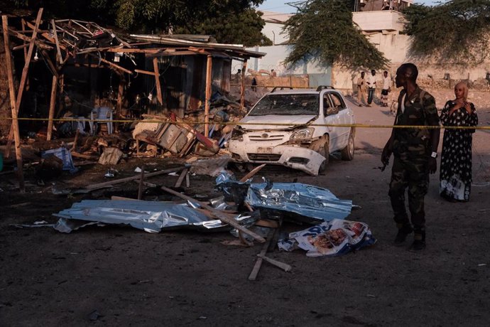 Archivo - Ataque suicida en Mogadiscio, capital de Somalia (archivo).