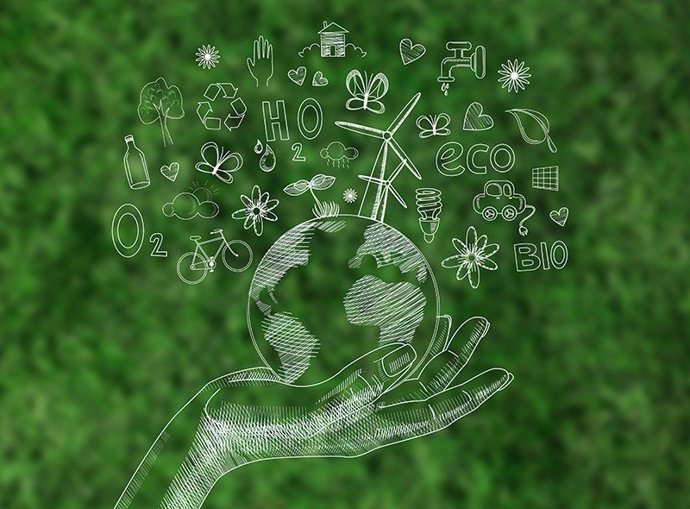 Archivo - Ilustración de economía circular